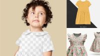 958+ Kids Dress Mockup Smart PNG Image