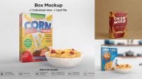 9582+ Cereal Box Mockup Free Hight Resolution