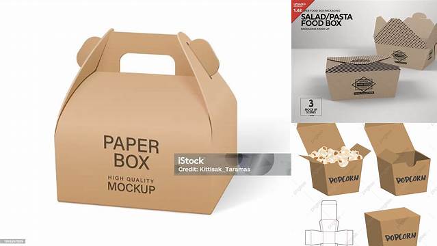 9585+ Mockup Kotak Makanan Free Graphic Mockup PSD