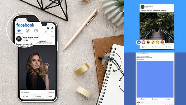 9587+ Facebook Post Psd Mockup Smart PNG Image