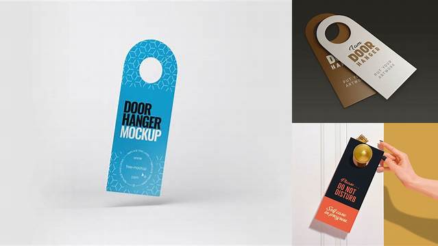 9588+ Door Hanger Free Mockup Download Premium Free PSD