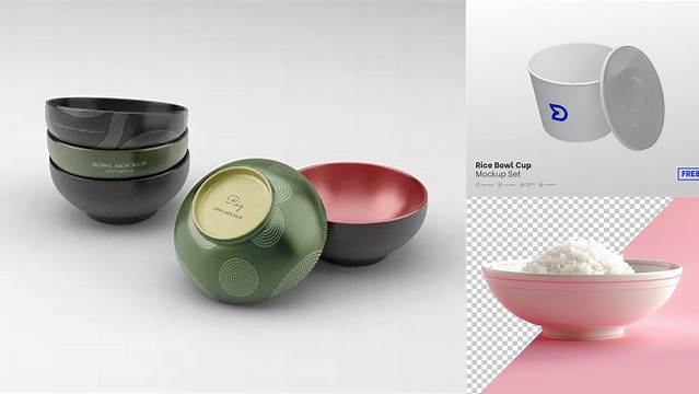 9598+ Rice Bowl Mockup Free Download Professional PSD