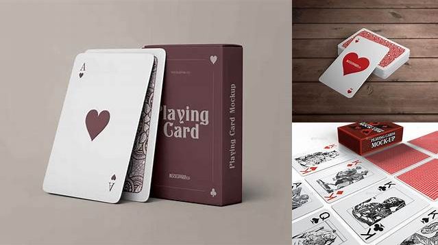 9608+ Playing Cards Mockup PSD Free Download