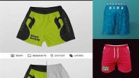 9613+ Shorts Mockup Editable PSD File