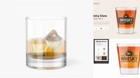 9614+ Whiskey Glass Mockup Free Editable PSD File