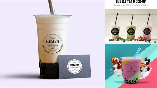 9622+ Boba Tea Mockup Free Unique Free Photoshop Files