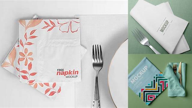 9644+ Napkins Mockup Free Hight Resolution