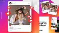 9652+ Instagram Feed Mockup Include TIFF