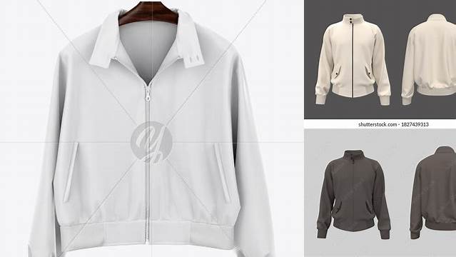 9656+ Harrington Jacket Mockup Customizable PSD Templates