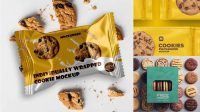 966+ Cookies Mockup Modern PSD Templates