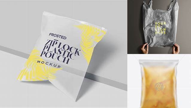 9663+ Frosted Bag Mockup Include TIFF