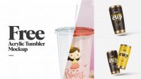 9674+ Acrylic Tumbler Mockup Free Download Free