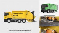 9675+ Garbage Truck Mockup Best for Showcase