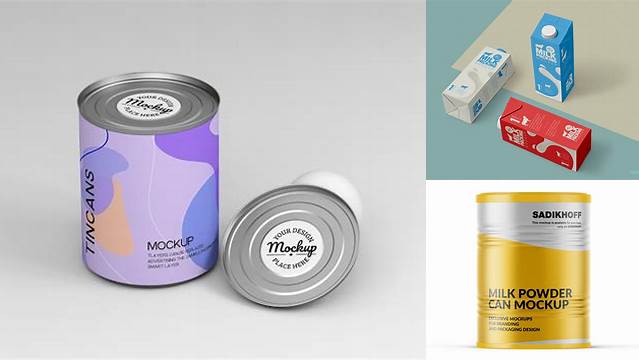 9678+ Milk Can Mockup Include TIFF