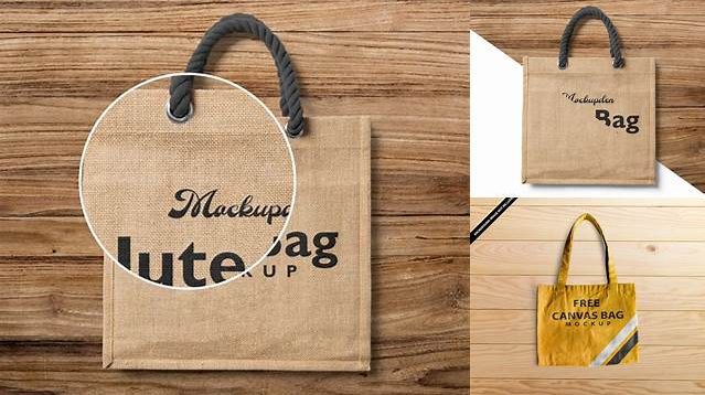 968+ Jute Bag Mockup Download Free