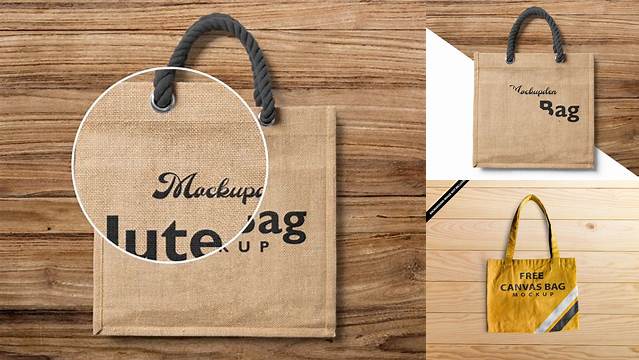 968+ Jute Bag Mockup Download Free