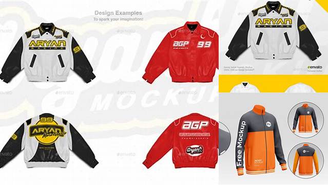 9682+ Racing Jacket Mockup Free PSD