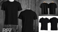 969+ Mockup Kaos Polos Hitam Depan Belakang Best for Showcase