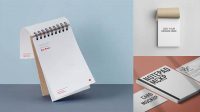 9693+ Notepad Mockup Free PSD