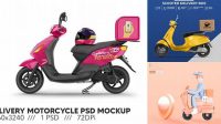 9708+ Delivery Motorcycle Mockup Psd Free Graphic Design Resource