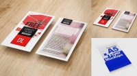 9708+ Double Sided Flyer Mockup Free Download Professional Quality PSD Freebie