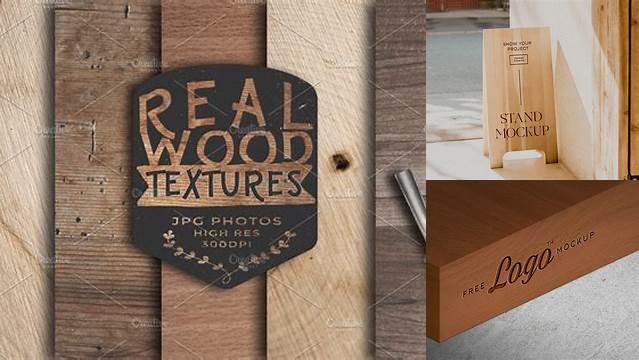 9712+ Mockup Wood Modern Design PSD