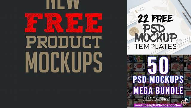 9726+ Free Photoshop Mockups PSD for Free