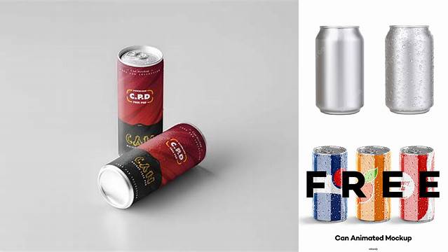 9734+ Transparent Can Mockup For Free Download