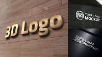 9739+ 3d Logo Mockup Free Download Easy Editable