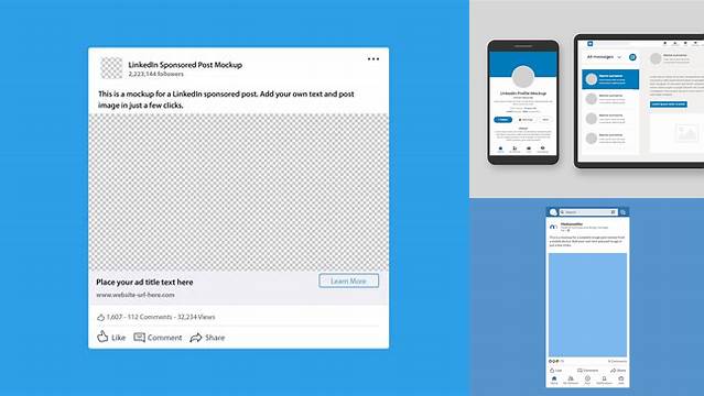 9746+ Linkedin Mobile Post Mockup Download Free