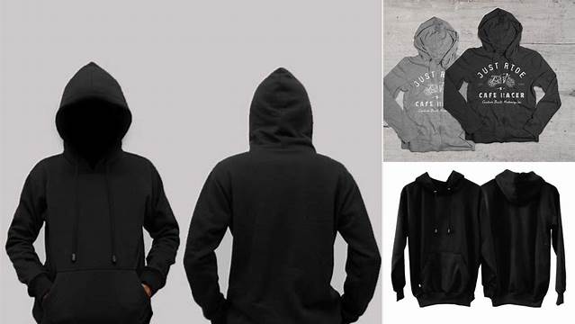 9749+ Hoodie Hitam Polos Depan Belakang Photoshop Freebie