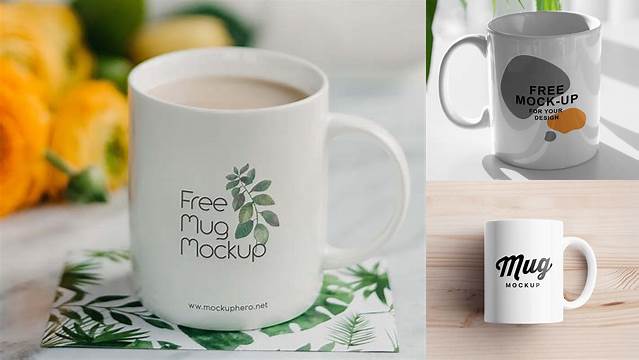 9750+ Free Mug Mockup Generator Stylish Free PSD