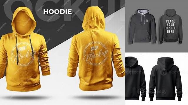 9751+ Hoodie Mockup Front And Back Professional Design PSD