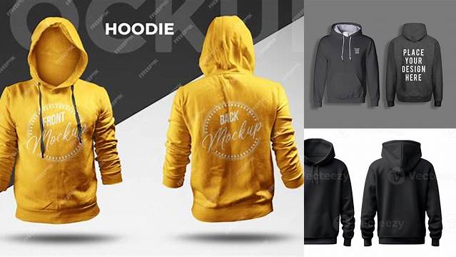 9751+ Hoodie Mockup Front And Back Professional Design PSD