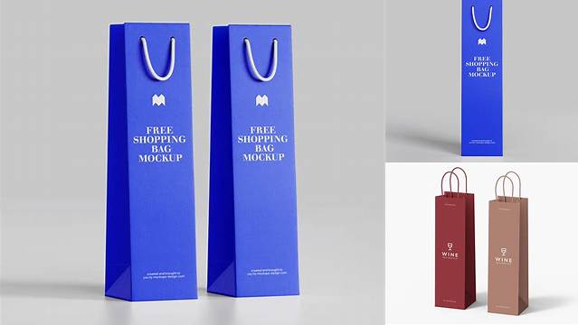 9758+ Wine Bag Mockup Hight Resolution