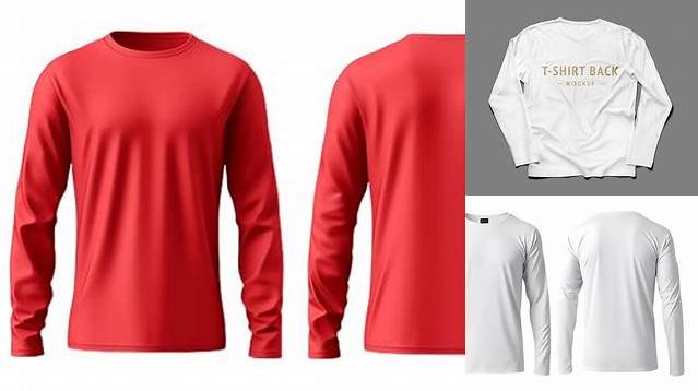 9761+ Mockup T Shirt Long Sleeve Hight Resolution