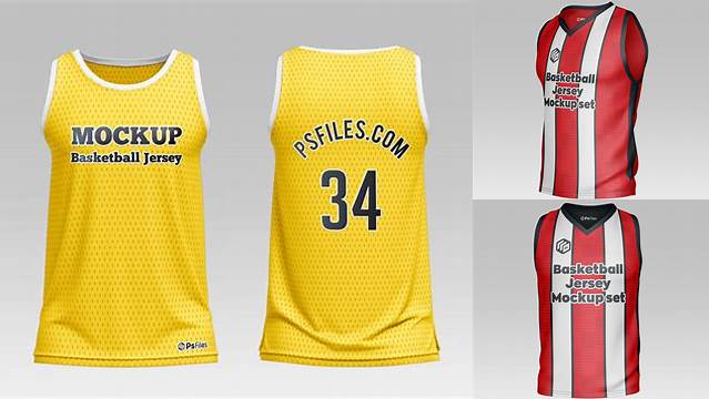 9771+ Free Mockup Jersey Basketball Customizable PSD