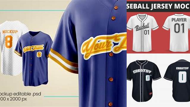 9777+ Baseball Jersey Mockup Free Download High-End PSD Download