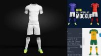 9781+ Men's Soccer Kit Mockup Free Download Versatile and Modern PSD Mockup