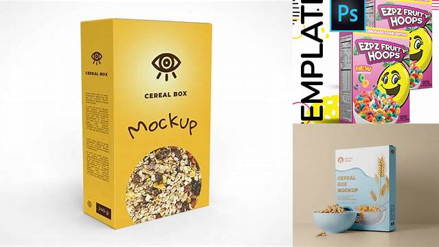 9783+ Cereal Box Template Psd Smart PNG Image