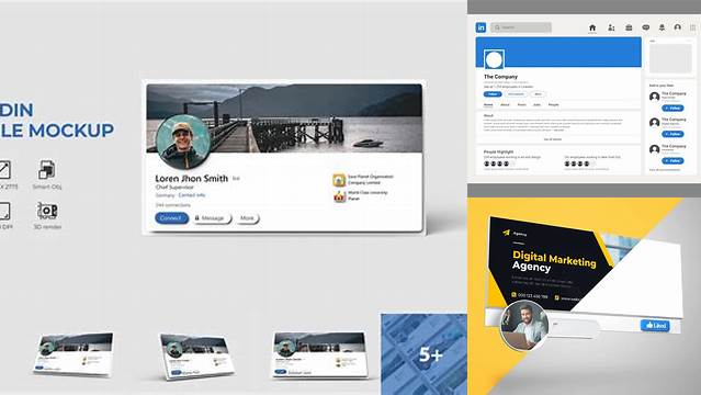 9789+ Free Linkedin Mockup PSD Free Download