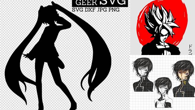 980+ Cricut Anime Designs Best Free Mockup PSD