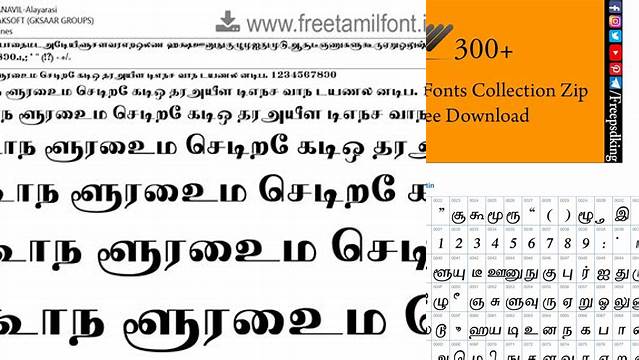 980+ Tamil Fonts Download Drive Zip Smart Layer PSD