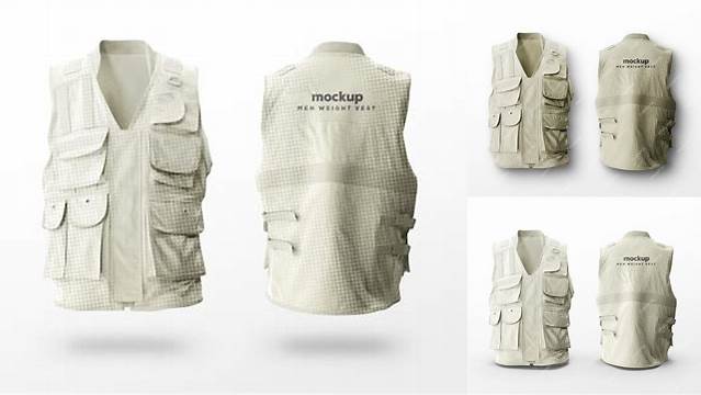 9802+ Vest Mockup Free Free PSD