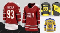 9807+ Hockey Jersey Mockup Psd Free PSD Free Download