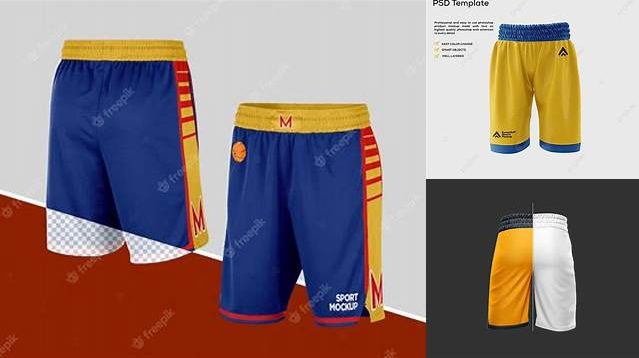 981+ Basketball Short Mockup Mockup PSD