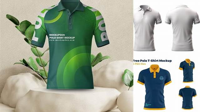 981+ Free Mockup Polo Shirt Free Photoshop Mockup Design