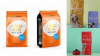 9820+ Pet Food Bag Mockup Free PSD