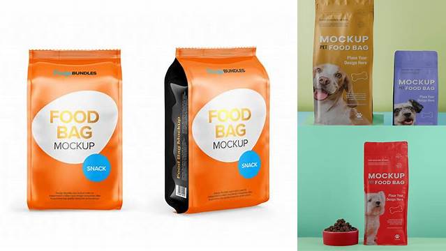 9820+ Pet Food Bag Mockup Free PSD