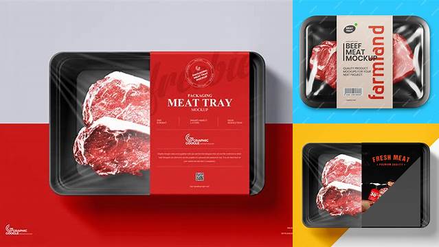 9822+ Meat Packaging Mockup Free Psd Free Graphic Design Resource